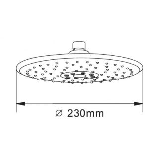 Верхний душ Orange S05TS, d230 мм
